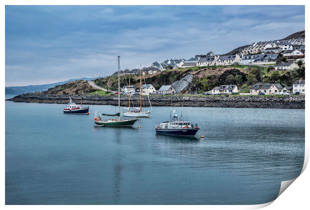 Mallaig Seaview Print by Valerie Paterson