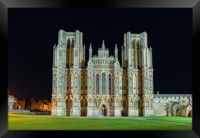 Wells Cathedral Somerset England Framed Print by Dean Merry
