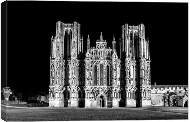 Wells Cathedral Somerset England Canvas Print by Dean Merry