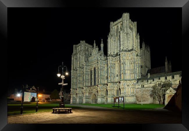 Wells Cathedral Somerset England Framed Print by Dean Merry