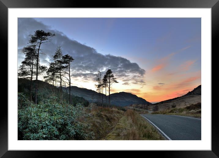 Towards The Sunset Framed Mounted Print by Ronnie Reffin