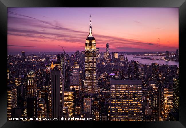 Empire State of Mind Framed Print by Tom Hard