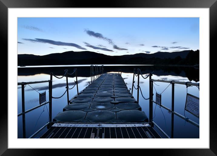 The Jetty Framed Mounted Print by Ronnie Reffin
