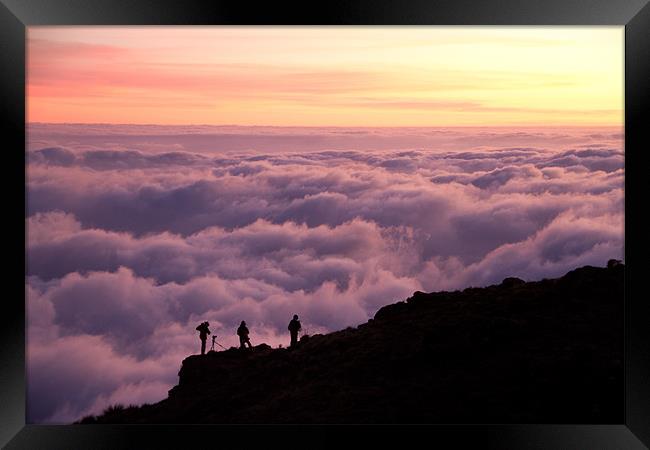 Above the Clouds Framed Print by Will Black