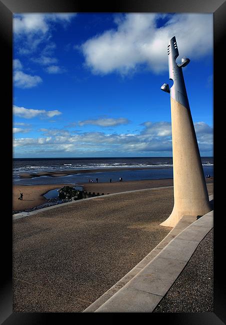 The New Cleveleys Blackpool Framed Print by JEAN FITZHUGH