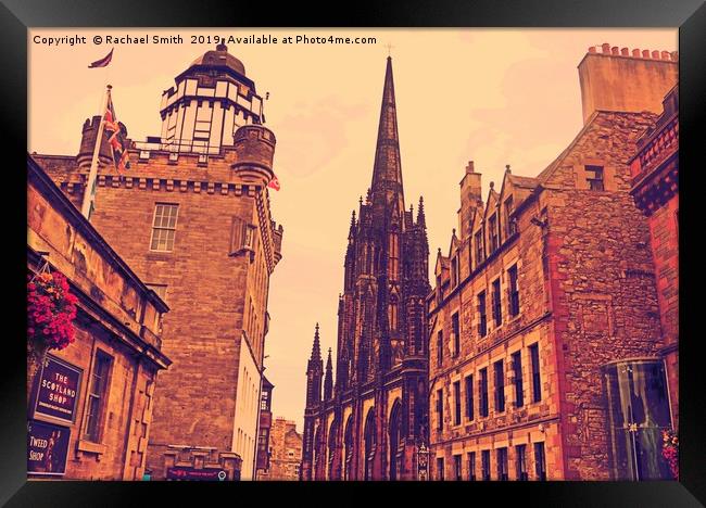 The Royal Mile, Edinburgh Framed Print by Rachael Smith