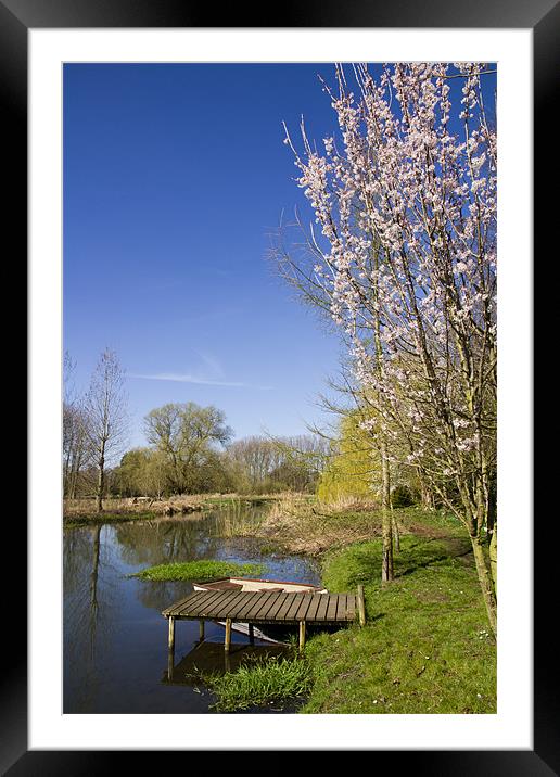 Tranquil Coltishall Scene Framed Mounted Print by Paul Macro