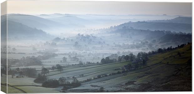 Dove Valley Mist Canvas Print by Steve Glover