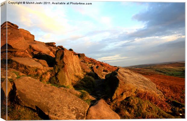 Stanage2 Canvas Print by Mohit Joshi