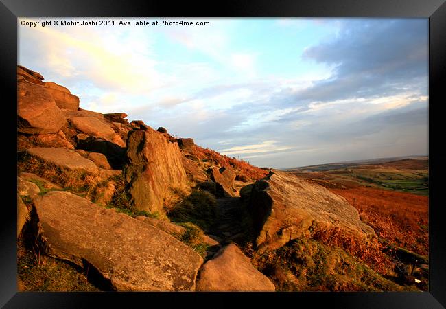 Stanage2 Framed Print by Mohit Joshi