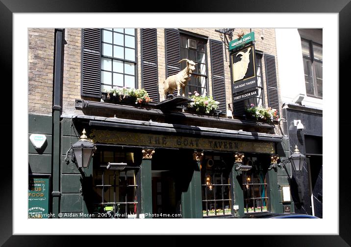 The Goat Tavern, London  Framed Mounted Print by Aidan Moran