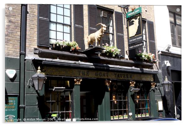 The Goat Tavern, London  Acrylic by Aidan Moran