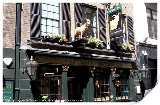 The Goat Tavern, London  Print by Aidan Moran
