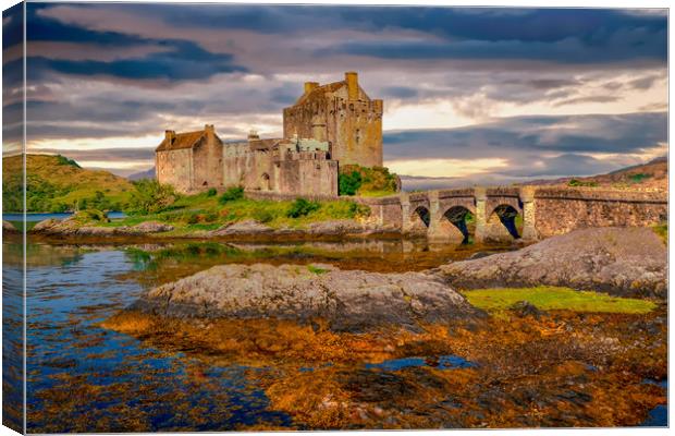 Eileen Donan Castle Canvas Print by Scott Paul