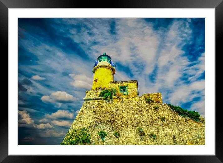 Lighthouse Framed Mounted Print by Scott Paul