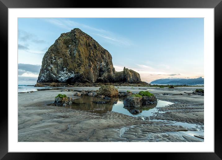 Morning at Cannon Beach Framed Mounted Print by Belinda Greb