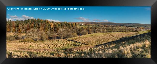 Upper Teesdale Panorama, Holwick Head to Newbiggin Framed Print by Richard Laidler