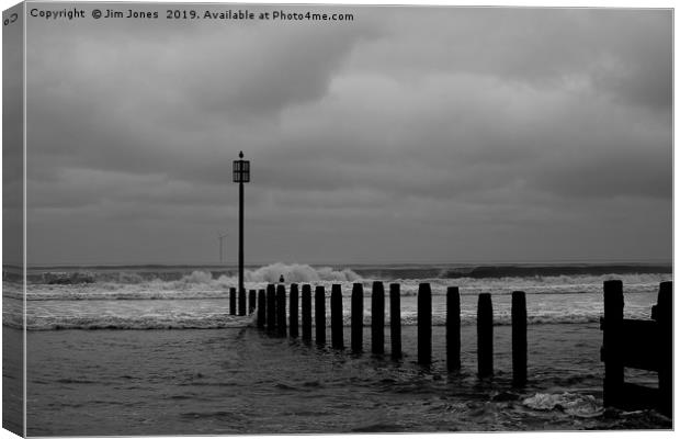 Looking out to sea. Canvas Print by Jim Jones