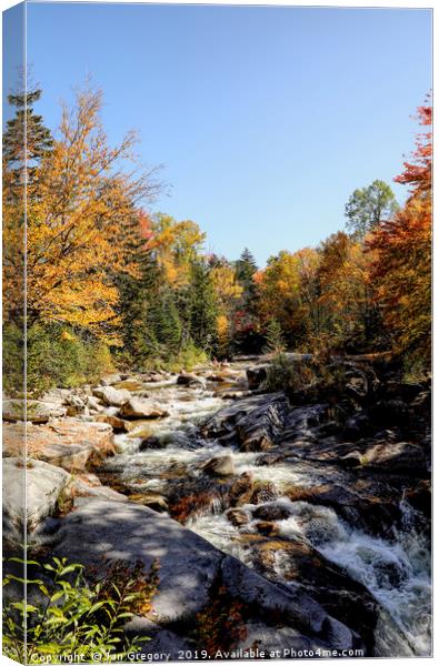 Vermont Autumn Beauty Canvas Print by Jan Gregory