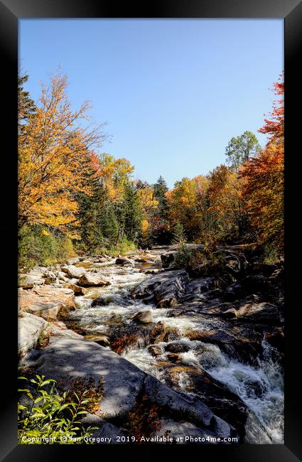 Vermont Autumn Beauty Framed Print by Jan Gregory