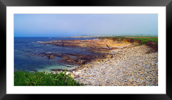 At Birsay Framed Mounted Print by Steven Watson