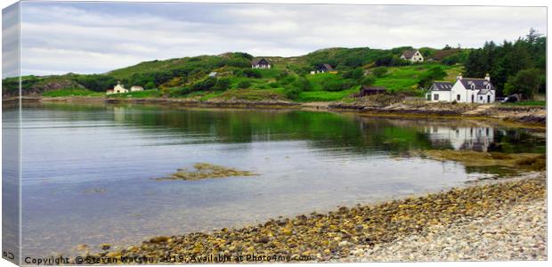 Inverkirkaig Canvas Print by Steven Watson