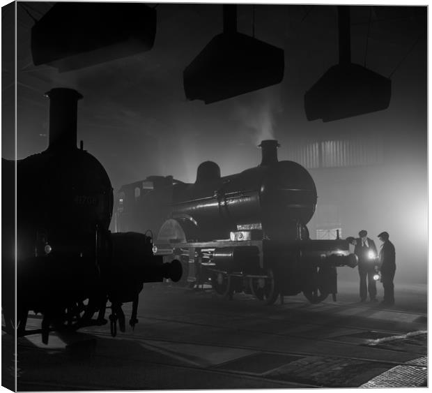 Barrow Hill Roundhouse  Canvas Print by Philip Enticknap