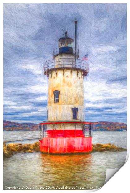 Sleepy Hollow Lighthouse Art Print by David Pyatt