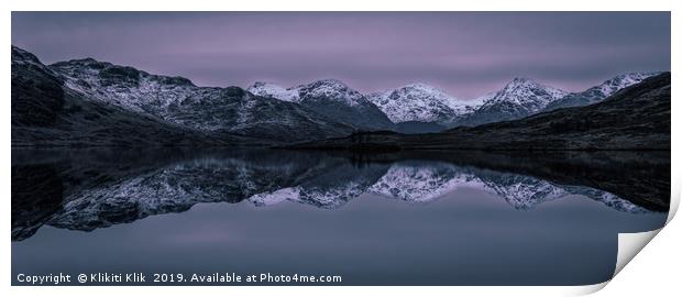 Arrochar Alps Print by Angela H