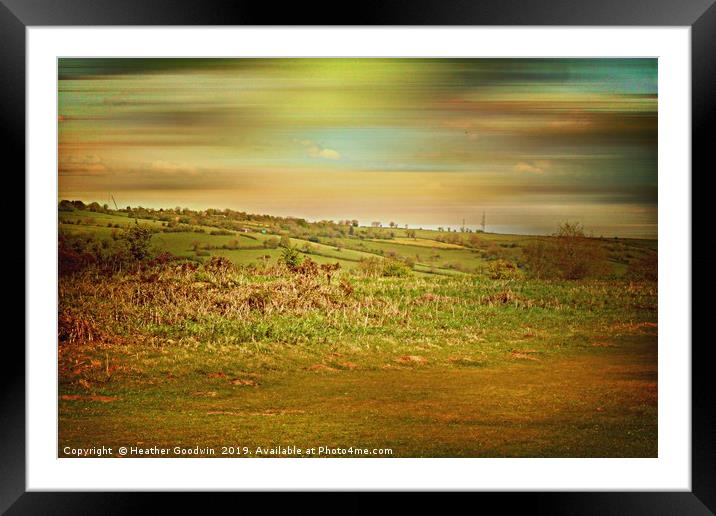 Felton Common Framed Mounted Print by Heather Goodwin