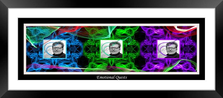 Emotional Quests Framed Mounted Print by Steve Purnell