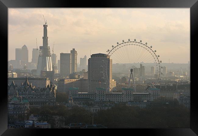 London Skyline Framed Print by David Gardener