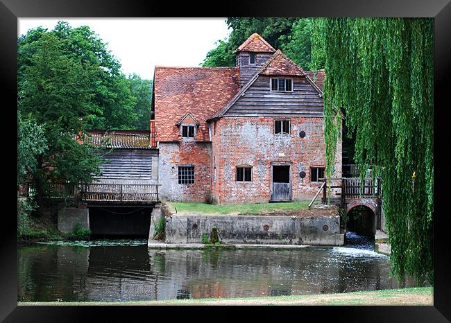 The Old Mill, Mapledurham Framed Print by Ray Lewis