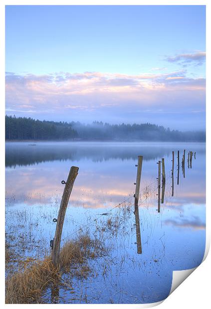 Palsko Lake, Pivka lakes, Slovenia Print by Ian Middleton