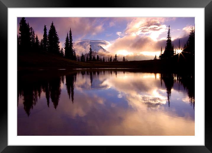 Shrouded in Clouds  Framed Mounted Print by Mike Dawson