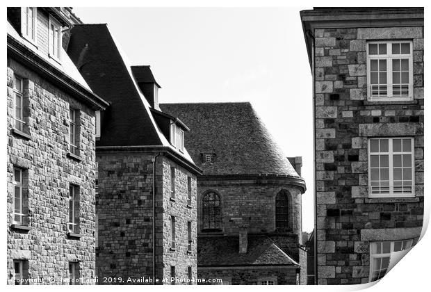 Saint Malo 1 Print by DiFigiano Photography