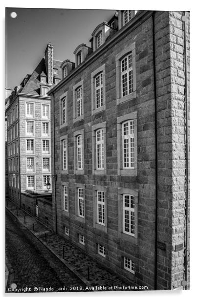 Saint Malo 3 Acrylic by DiFigiano Photography