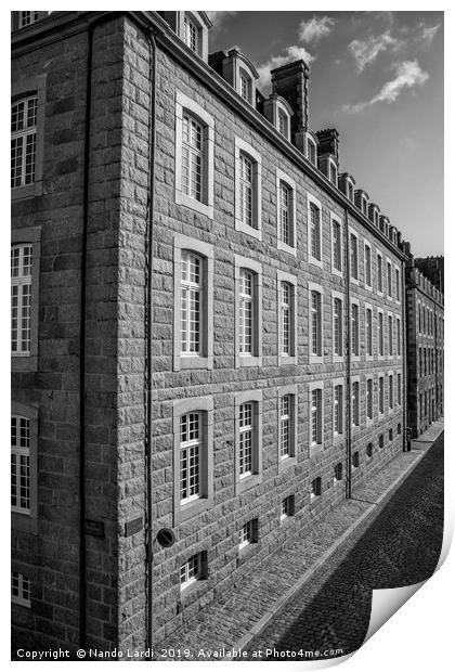Saint Malo 4 Print by DiFigiano Photography