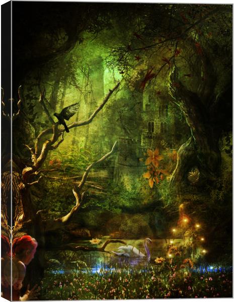 The Enchanted Glade Canvas Print by Kim Slater