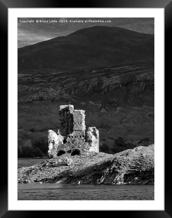 Ruins of Ardvreck Castle Framed Mounted Print by Bruce Little
