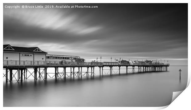 Teignmouth Pier at Dawn Print by Bruce Little
