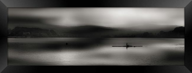 HL0002P - The Oarsman - Panorama Framed Print by Robin Cunningham