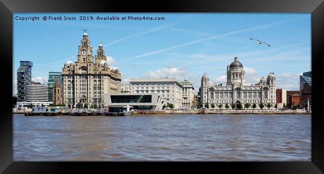 Liverpool’s Waterfront & ‘Three Graces’ Framed Print by Frank Irwin