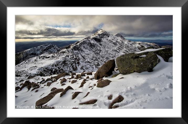 Ben Cruachan from Drochaid Ghlas Framed Mounted Print by Chris Drabble