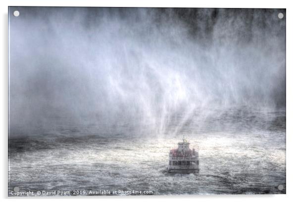 Maid Of The Mist Boat Acrylic by David Pyatt