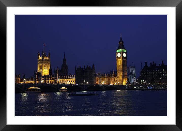 Westminster Framed Mounted Print by kelly Draper