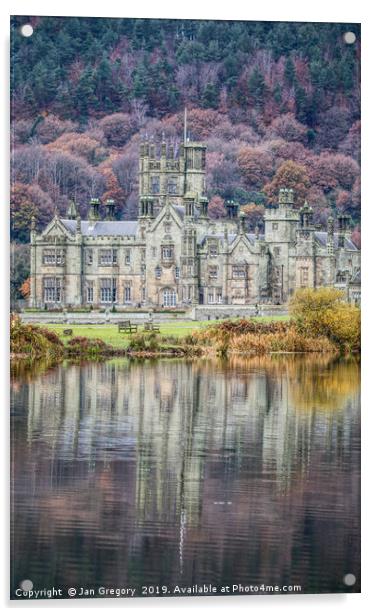 Autumn at Margam Park Acrylic by Jan Gregory