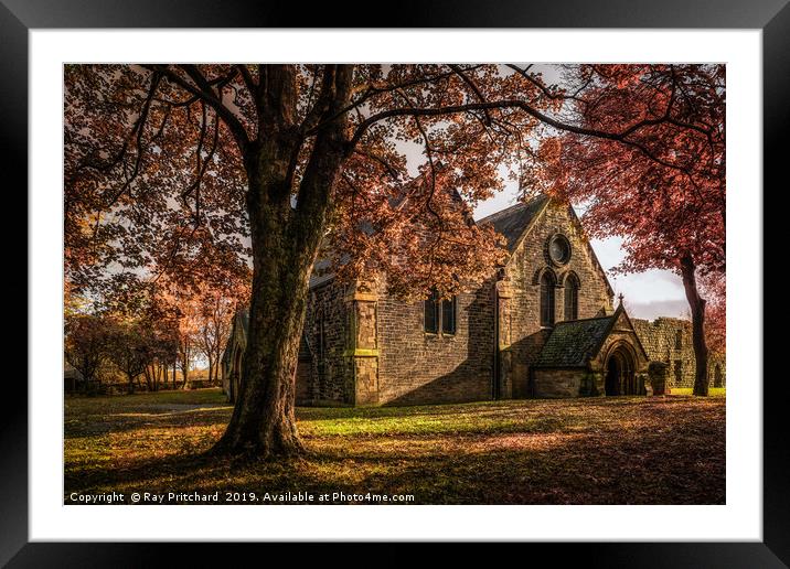 Autumn at ST Pauls Church Framed Mounted Print by Ray Pritchard