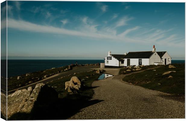 Land's End, Cornwall Canvas Print by John Ly