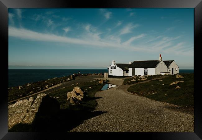 Land's End, Cornwall Framed Print by John Ly